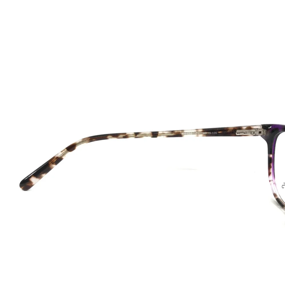 Scott Harris Petite Eyeglasses Frame SH-686 C1 Plum Tortoise Cat Eye 48-15-135